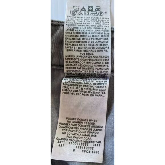 VTG Levis Jeans Size 31 (32x34) Grey Corduroy Boot Cut Mid Rise - Picture 10 of 13